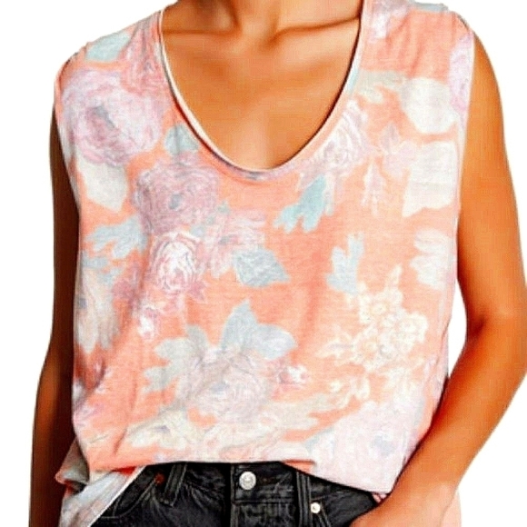 NWOT Free People Hi-Low Tee top - Picture 2 of 8